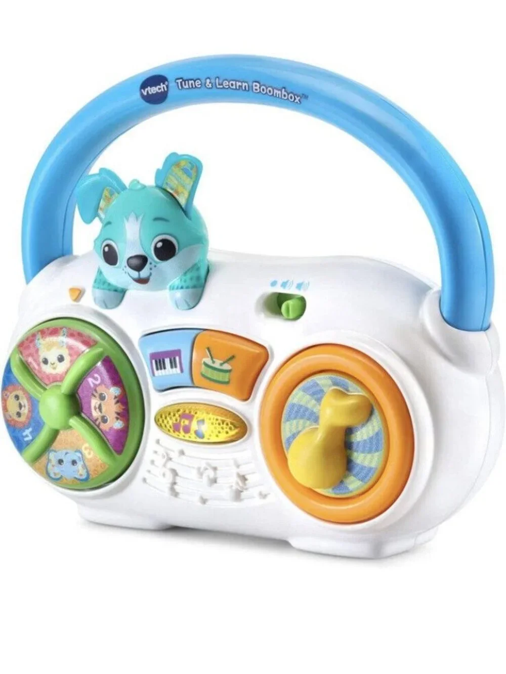 VTech Tune & Learn Boombox Songs Sounds Phrases Educational Toy Language New